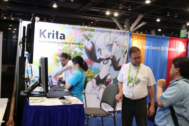 Krita booth