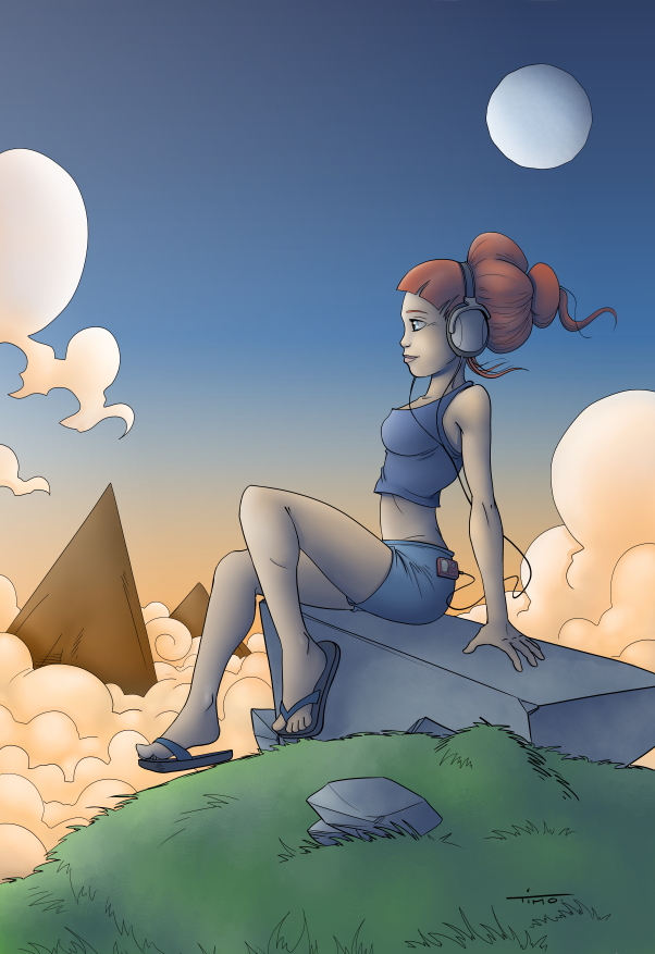 mountains girl